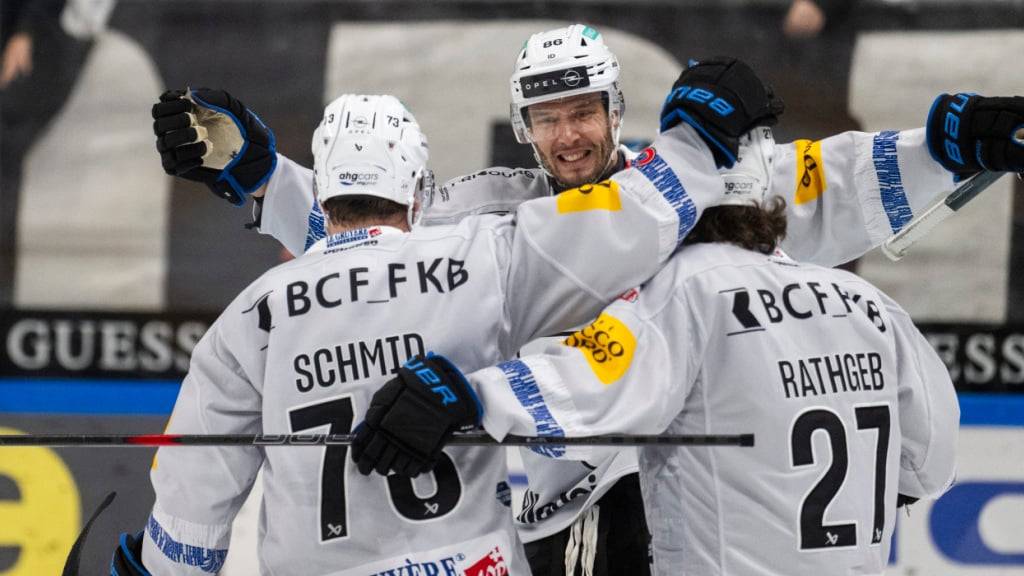 Die Spieler von Fribourg konnten in Lugano gleich viermal jubeln