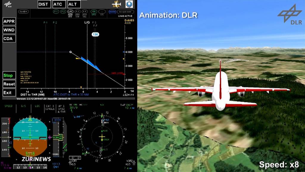 Flugzeuglandungen sollen leiser werden