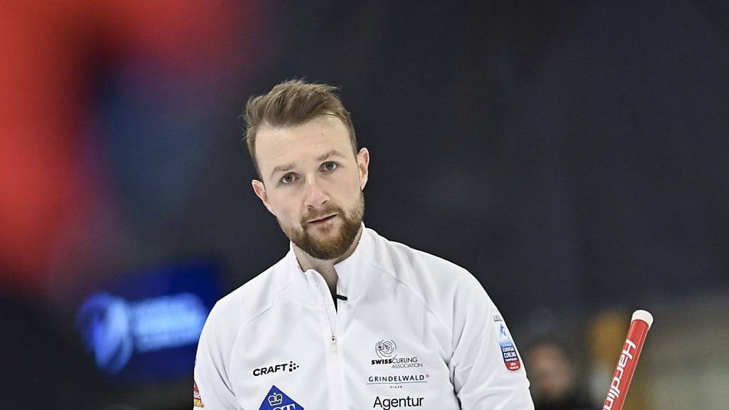 Skip Yannick Schwaller ist nicht zufrieden: Er und seine Equipe erwischten am Freitag nicht den besten Tag