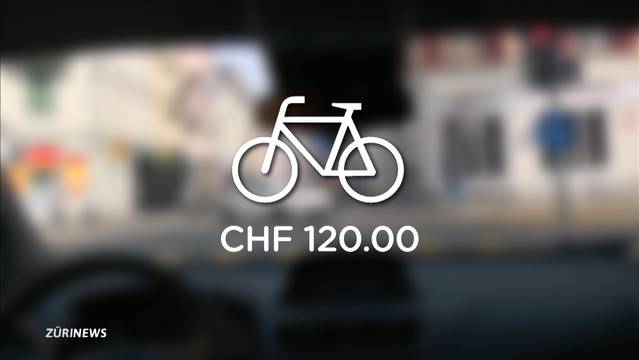 Velofahrer sollen gleiche Bussen wie Autofahrer zahlen