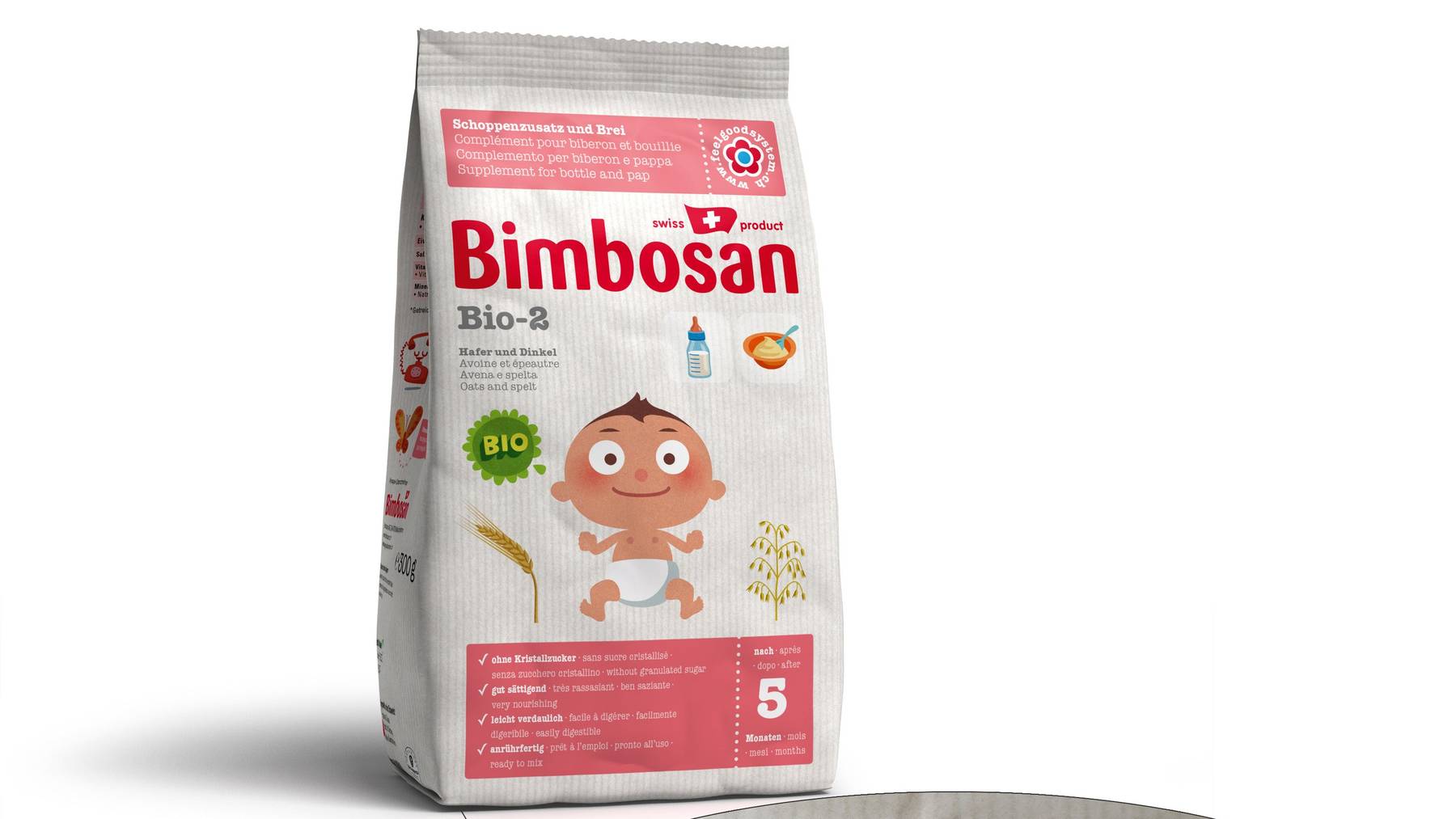Betroffen sind Bimbosan «Bio-2» sowie Bimbosan «Bio-Hosana» im Nachfüllbeutel.