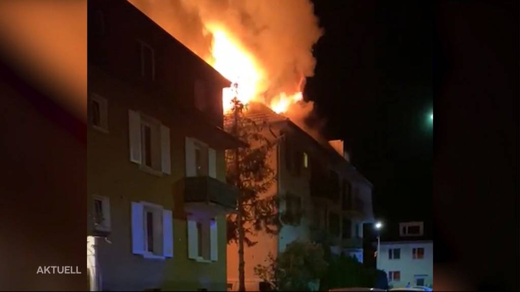 Mehrfamilienhaus Brand in Olten