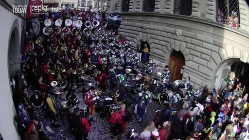 Die Highlights der Guuggenmusigen auf der Rathaustreppe 2022
