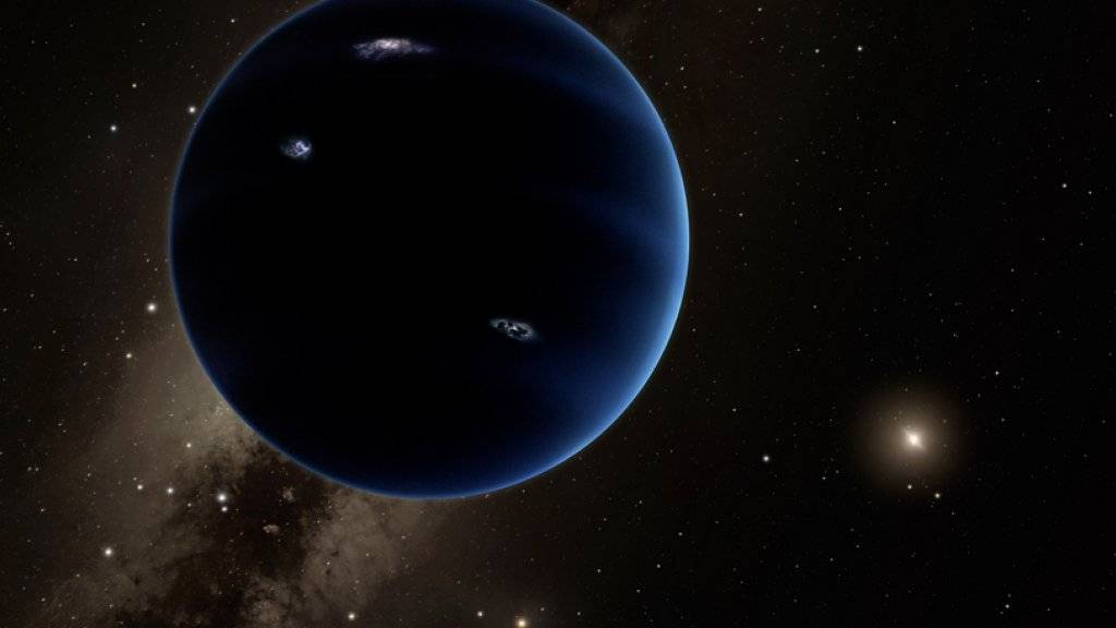 Eine Illustration des California Institutes of Technology zu dem offenbar entdeckten neunten Planeten