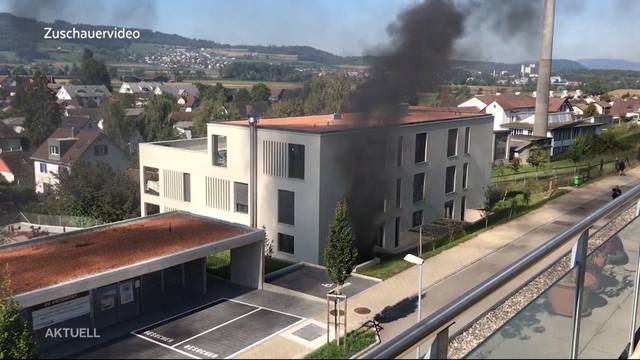 Garagenbrand in Anglikon bei Wohlen