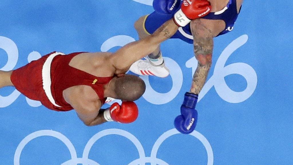 Zwei Boxer an den Olympischen Spielen 2016 in Rio de Janeiro
