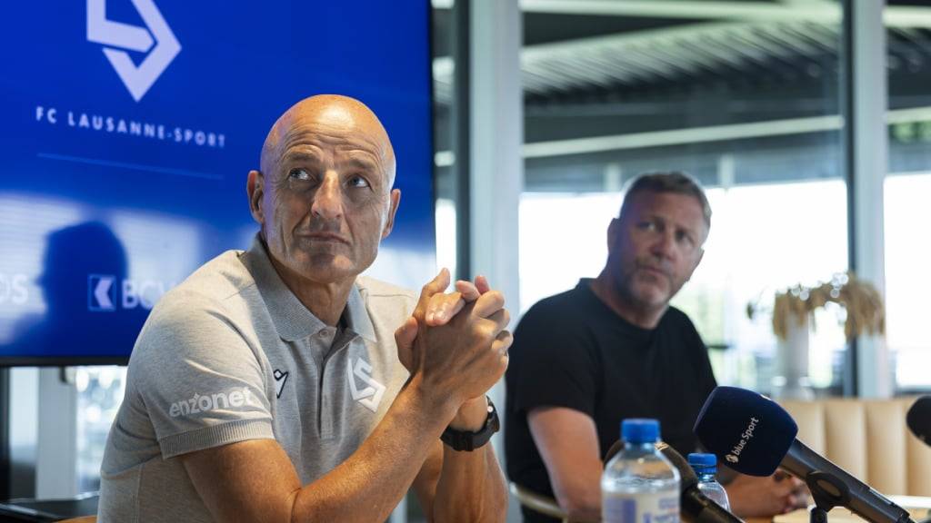 Peter Zeidler und Stéphane Henchoz bilden bei Lausanne-Sport neu das wichtige Tandem Trainer-Sportchef