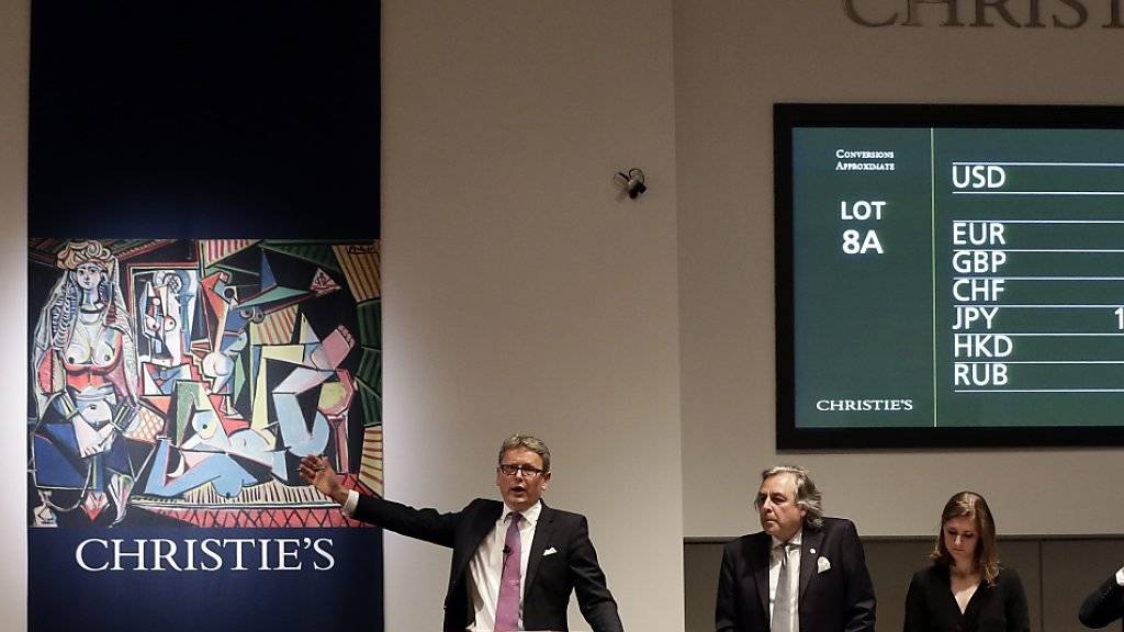 Bei dem Auktionshaus Christie's wurde ein Picasso für 45 Millionen Dollar versteigert. (Archivbild von früherer Picasso-Auktion)