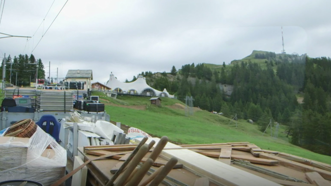 Rigi-Serie Teil 3: Materialtransport und Aufbau