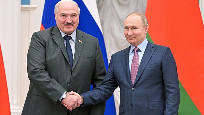 Putin und Lukaschenko: Westliche Sanktionen «illegal»