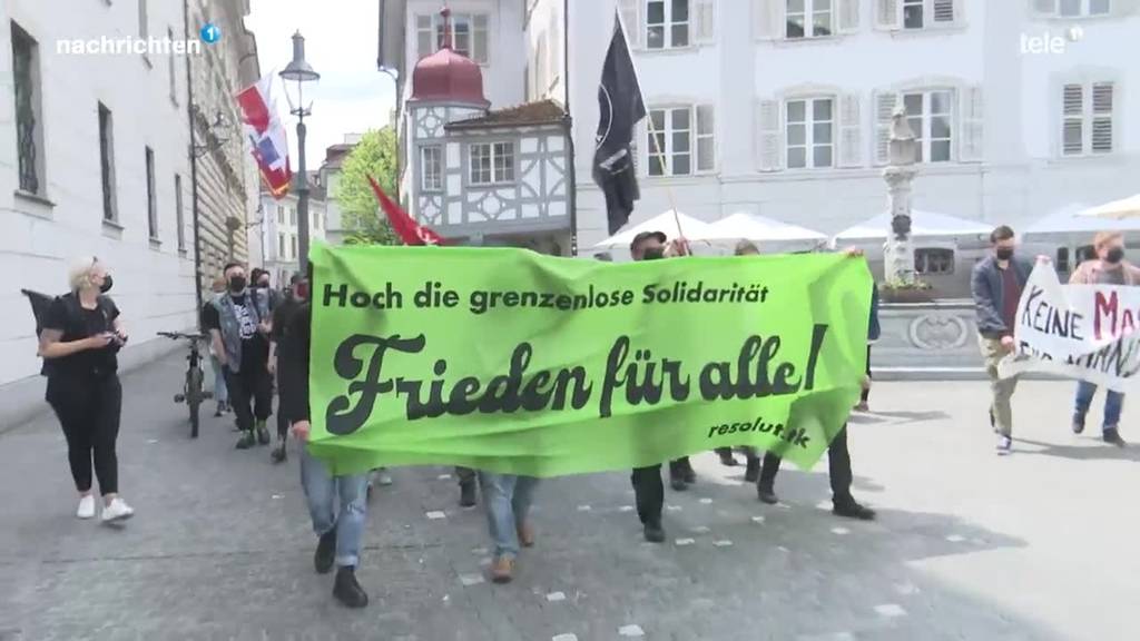 Anti-Kriegs-Demo in Luzern