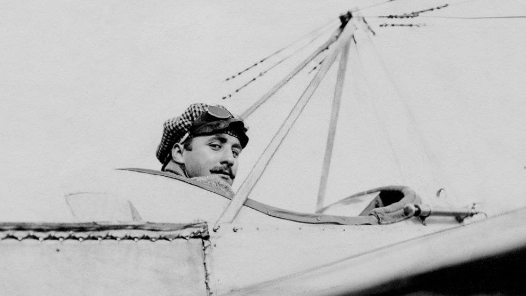 Vor 100 Jahren stürzte der Schweizer Flugpionier Oskar Bider in den Tod. Er hatte als erster den Alpenhauptkamm überflogen.