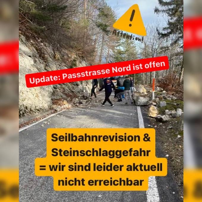 Wegen Steinschlag: Solothurner Hausberg nur eingeschränkt erreichbar