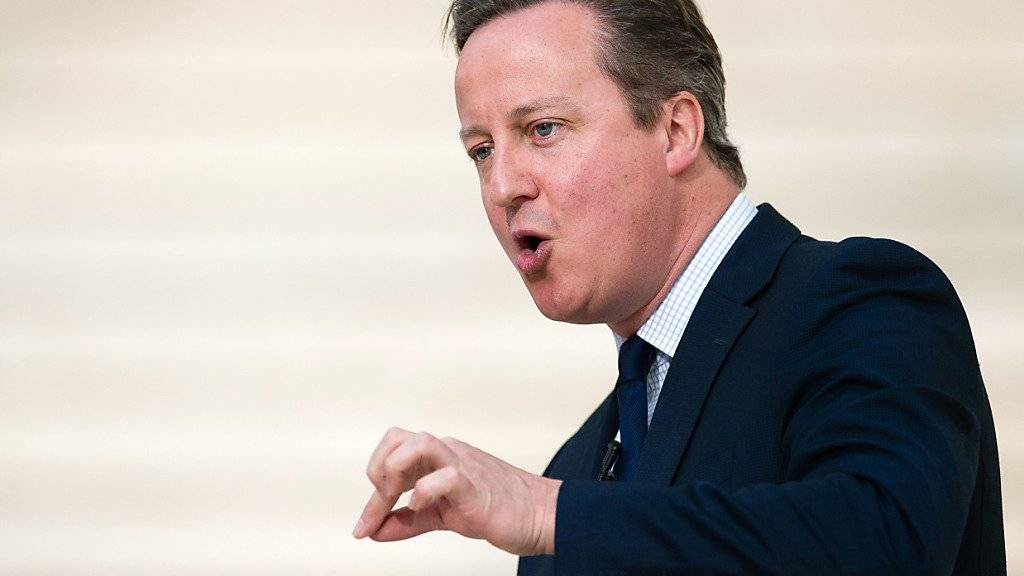Premierminister David Cameron warnte seine Landsleute vor einem Nein zur EU.