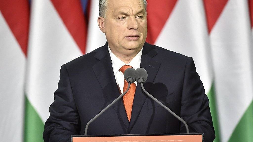 «Ungarn first»: Ungarns Regierungschef Viktor Orban kritisierte in einer Rede zur Lage der Nation einmal mehr die Einwanderungspolitik in der EU.
