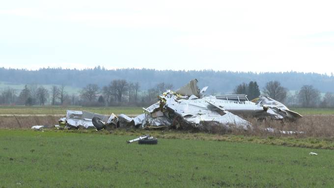 Abgestürztes Flugzeug in Grenchen: Pilot ums Leben gekommen