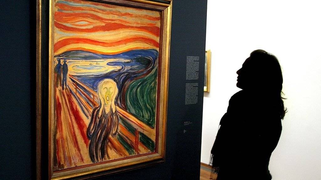 Rätsel gelöst: Ein ominöser weisser Fleck auf einer Version von Munchs berühmtem Gemälde «Der Schrei» ist kein Vogeldreck, sondern Kerzenwachs. (Archivbild)
