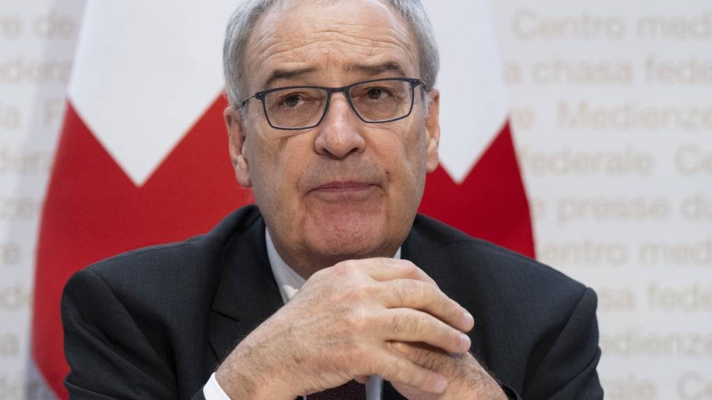 Bundesrat Guy Parmelin führt in den USA Gespräche auf Ministerebene. (Archivbild)