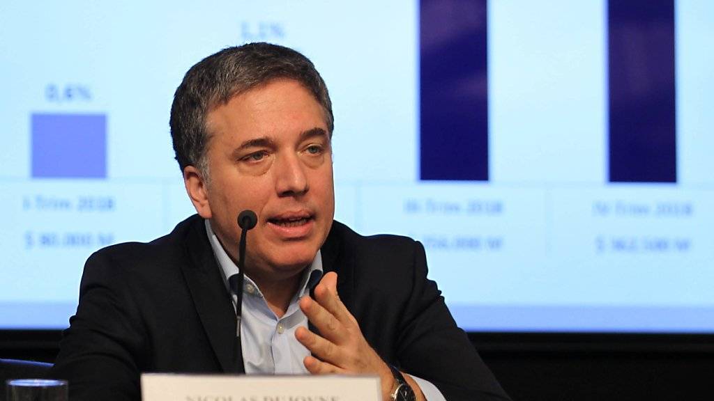 Tritt inmitten massiver wirtschaftlicher Turbulenzen zurück: Argentiniens Finanzminister Nicolás Dujovn. (Archivbild)