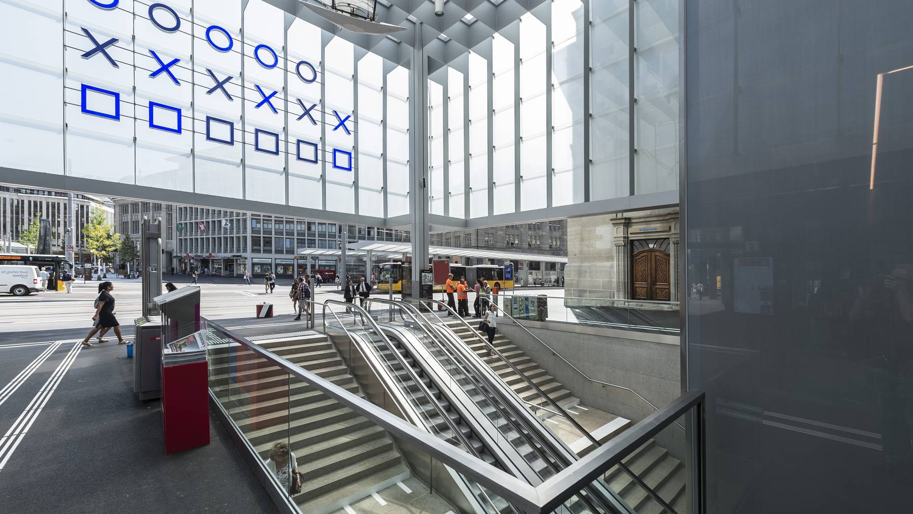 Zum Vorfall mit dem Mann kam es am Hauptbahnhof St.Gallen.