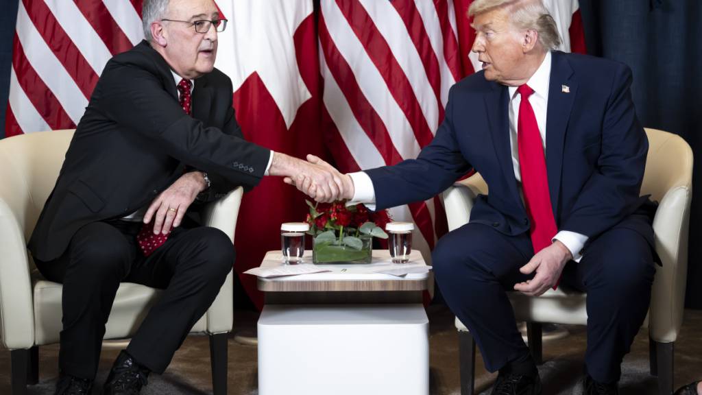 Bundespräsident Parmelin spricht mit US-Präsident Trump über Handel