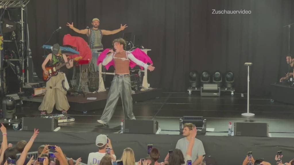 Nemos Auftritt am Luzern Live