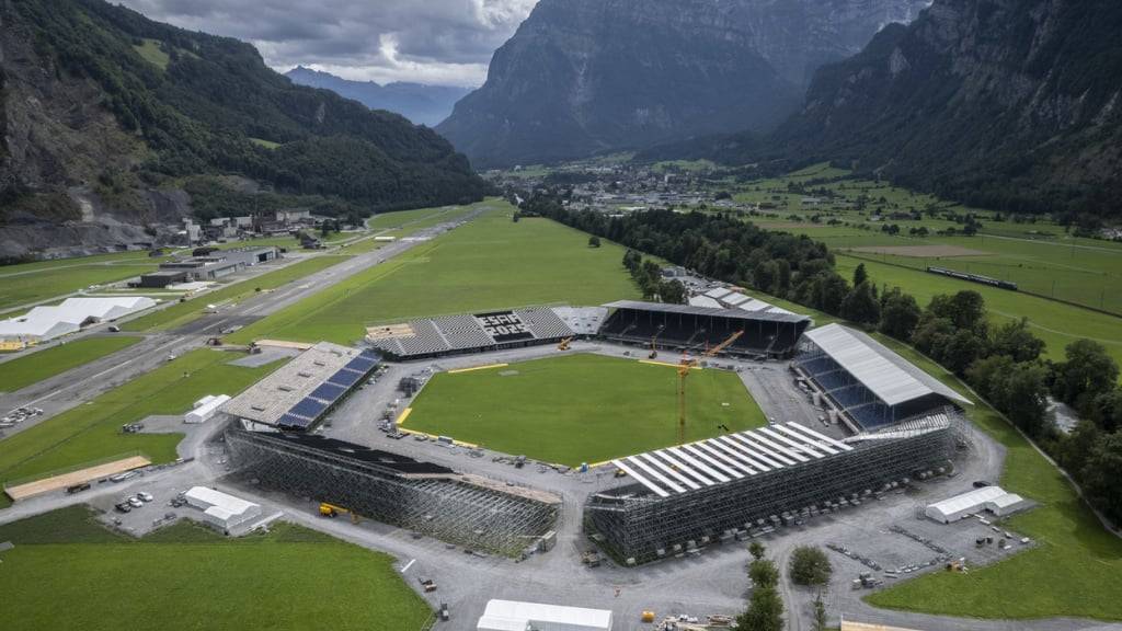 In drei Wochen werden 56'500 Besucherinnen und Besucher in der Arena erwartet, auf dem Festgelände dürften es 350'000 werden.