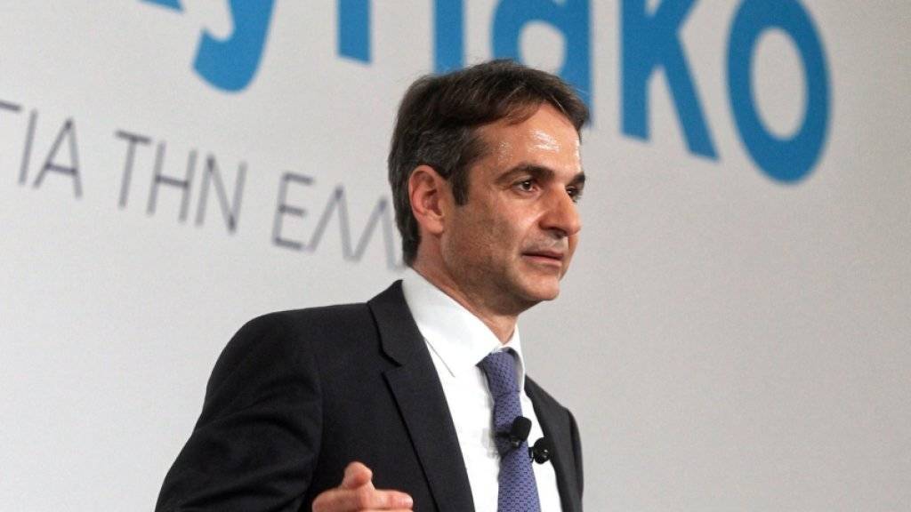 Er ist der neue Chef der griechischen Konservativen: Kyriakos Mitsotakis (in einer Aufnahme vom November 2015).