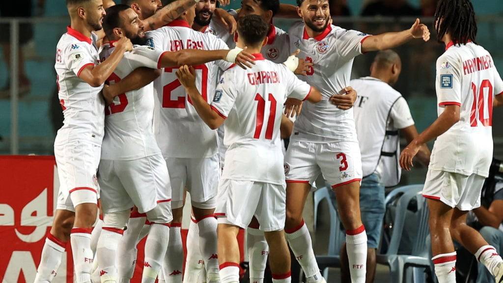 Der Jubel bei den Tunesiern ist gross nach der geschafften WM-Qualifikation