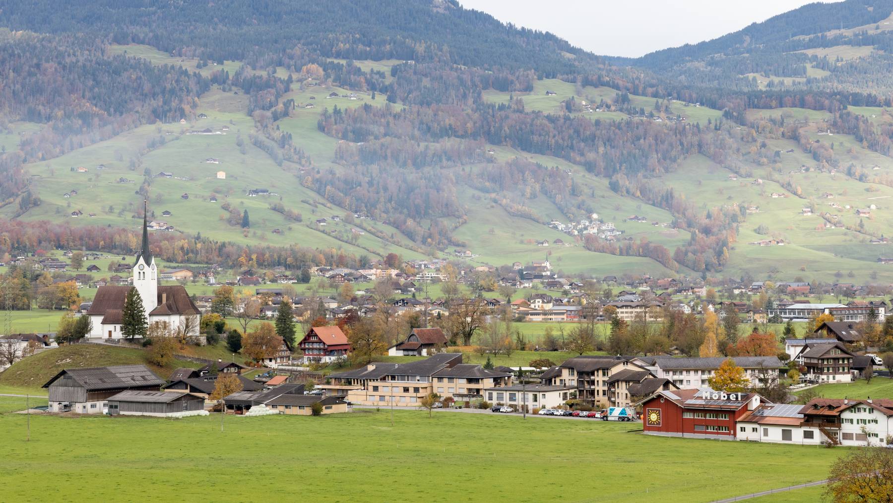 Giswil Kanton Obwalden Dorf