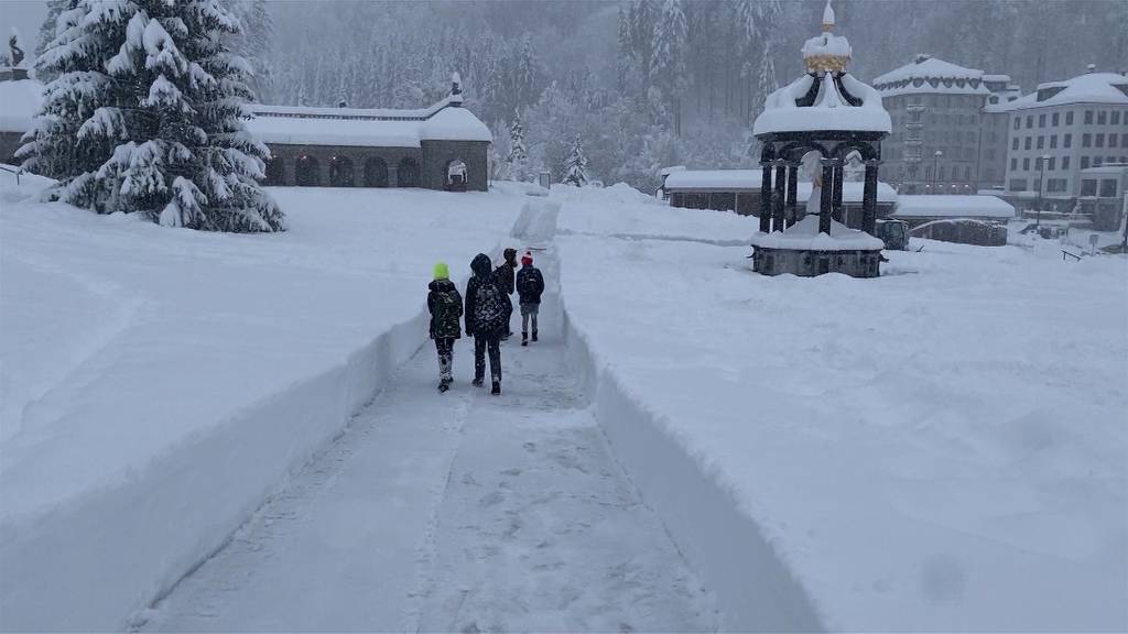 Noch mehr Schnee gab es in den Bergen