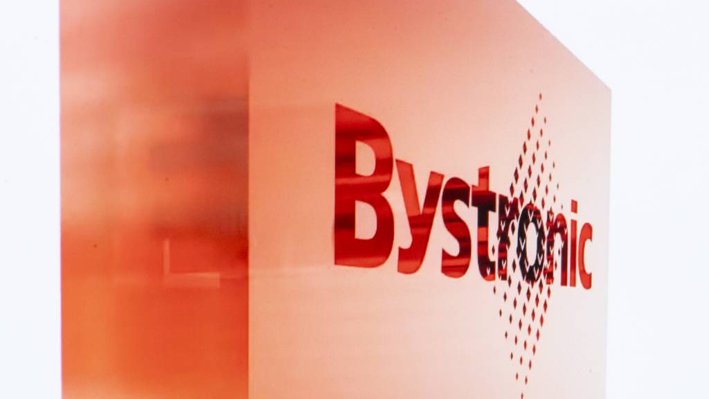 Logo der Firma Bystronic mit Hauptsitz in Niederönz