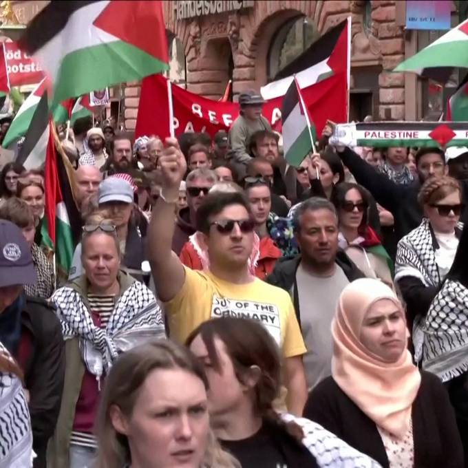 Tausende Protestieren in Malmö gegen Israels Teilnahme am ESC