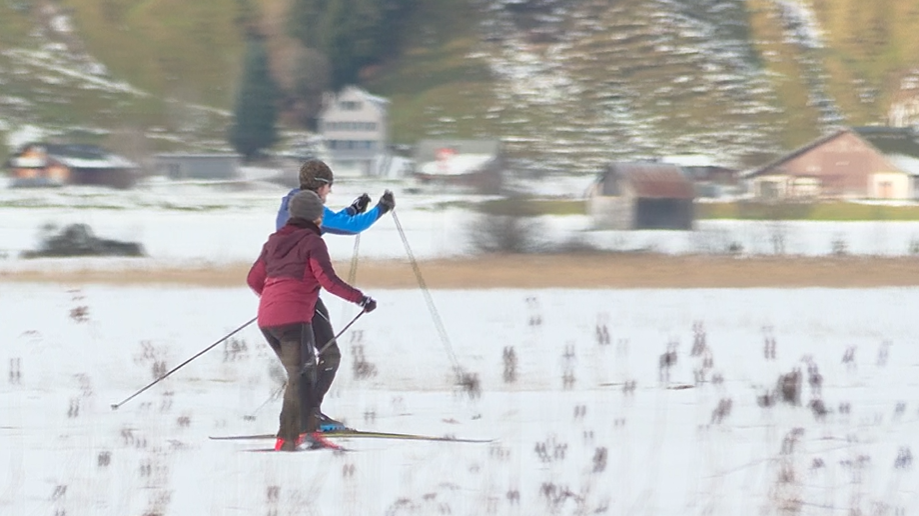 Langlaufloipen und Skigebiete in der Region leiden unter dem Tauwetter