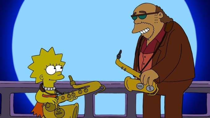 Die Simpsons begrüssen einen gehörlosen Bewohner in Springfield