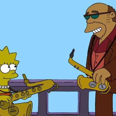 Die Simpsons begrüssen einen gehörlosen Bewohner in Springfield