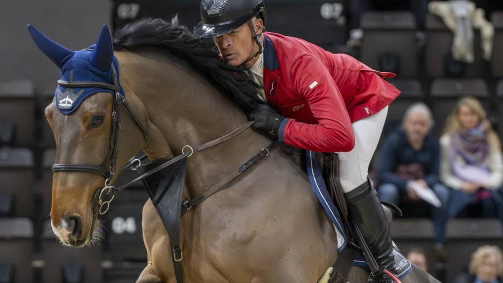 Pius Schwizer Anfang des Jahres im Sattel von Opalocka du Roton anlässlich der CHI Classics in Basel