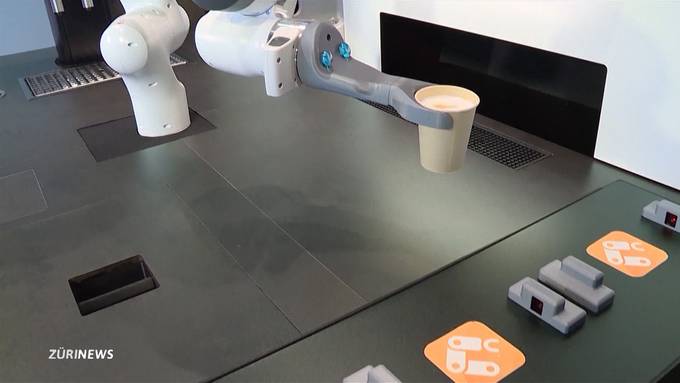 Erste Roboterbar öffnet in Zürich Oerlikon