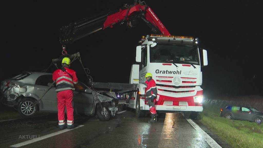 Viele Schutzengel: Familie hat bei Frontalkollision in Merenschwand grosses Glück