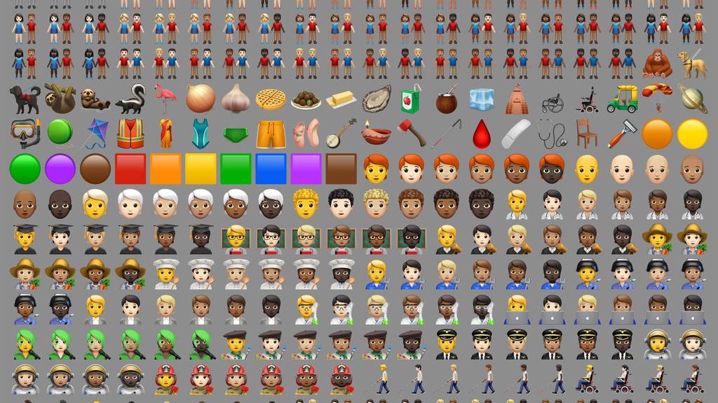 Jetzt gibt es 398 neue Emojis