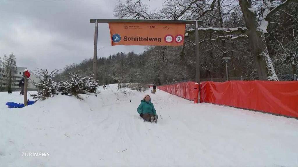 Erneut viel Schnee im Flachland