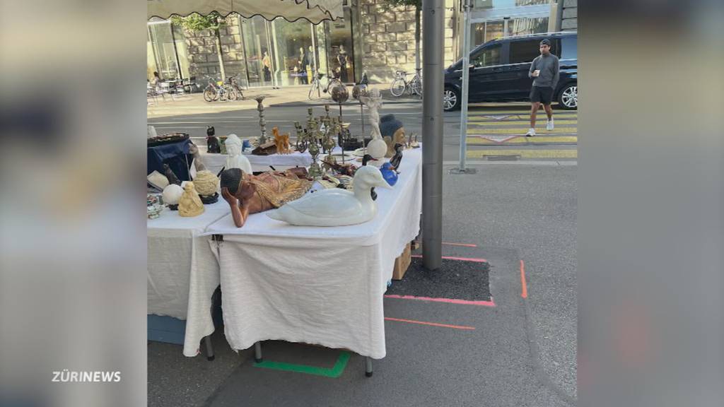 Bussenhagel am Zürcher Flohmarkt