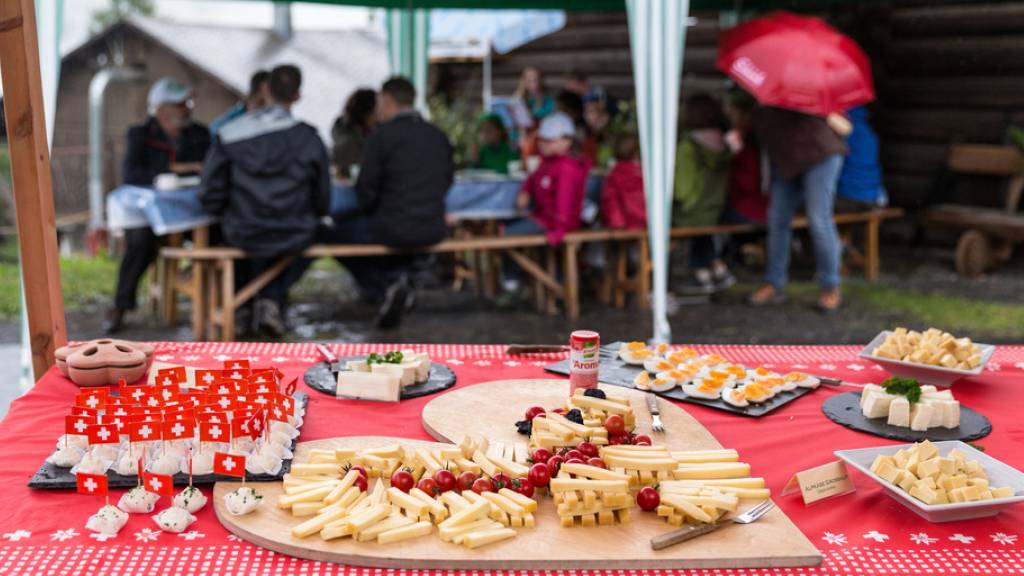 Der 1. August-Brunch auf dem Bauernhof findet dieses Jahr statt. (Archivbild)