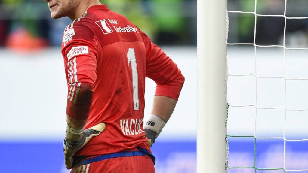 FCB-Torhüter Tomas Vaclik wird in diesem Jahr nicht mehr zum Einsatz kommen