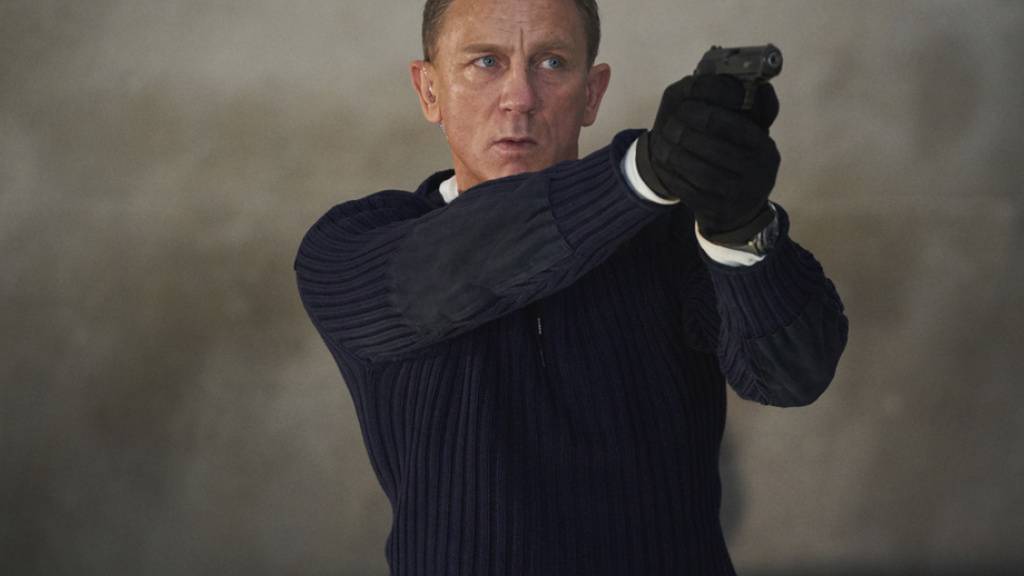 Daniel Craig in «No Time To Die»: In Grossbritannien und Irland hat der Geheimagent mit seinem neuesten Streifen den Rekord an den Kinokassen gebrochen - nicht so in der Schweiz.