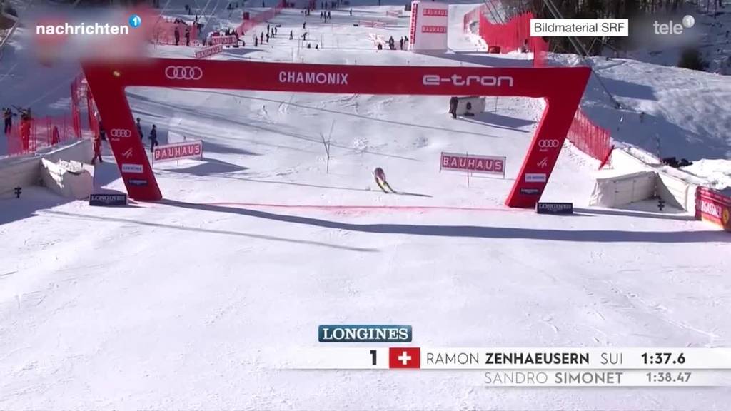 Zwei Schweizer beim Slalom auf Podest