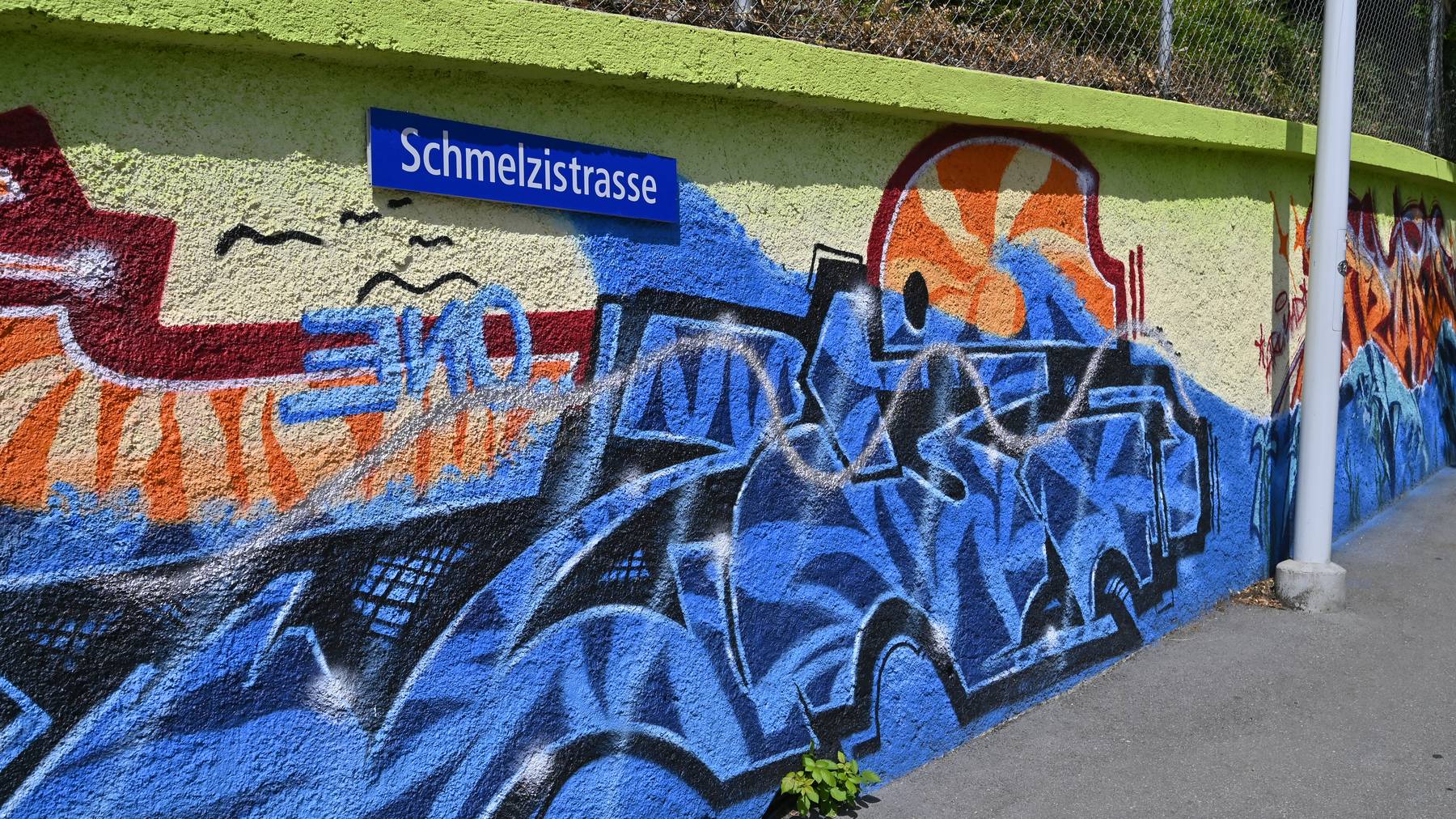 Graffiti in Grenchen versprayt 2
