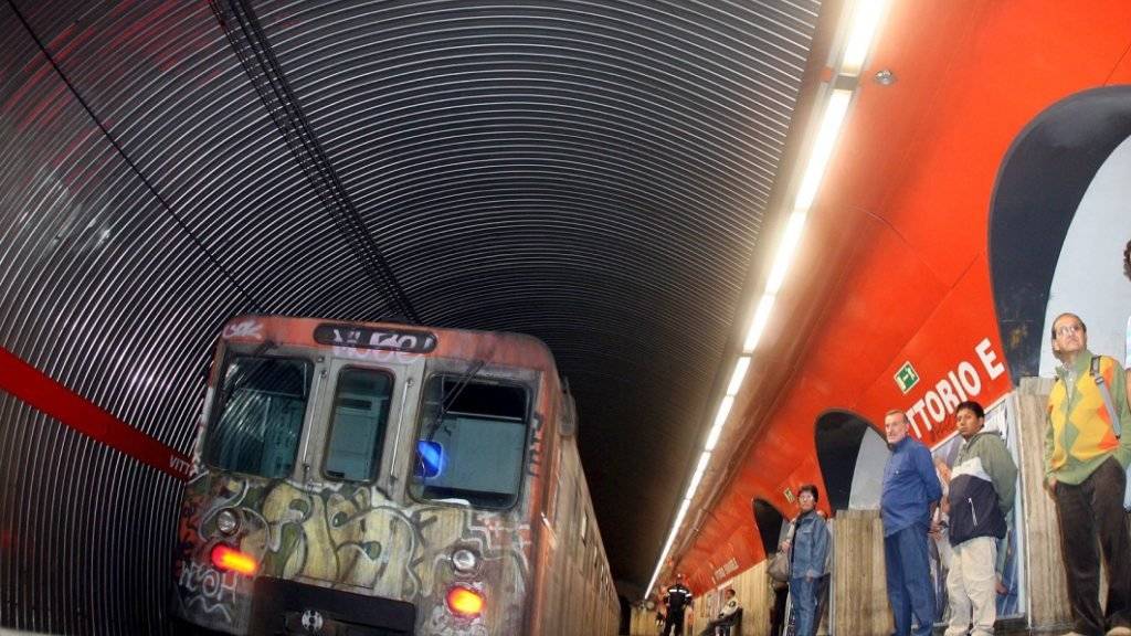 Nach dem Erdbeben am Sonntagabend wurden Teile der U-Bahn in Rom vorübergehend gesperrt. (Symbolbild)