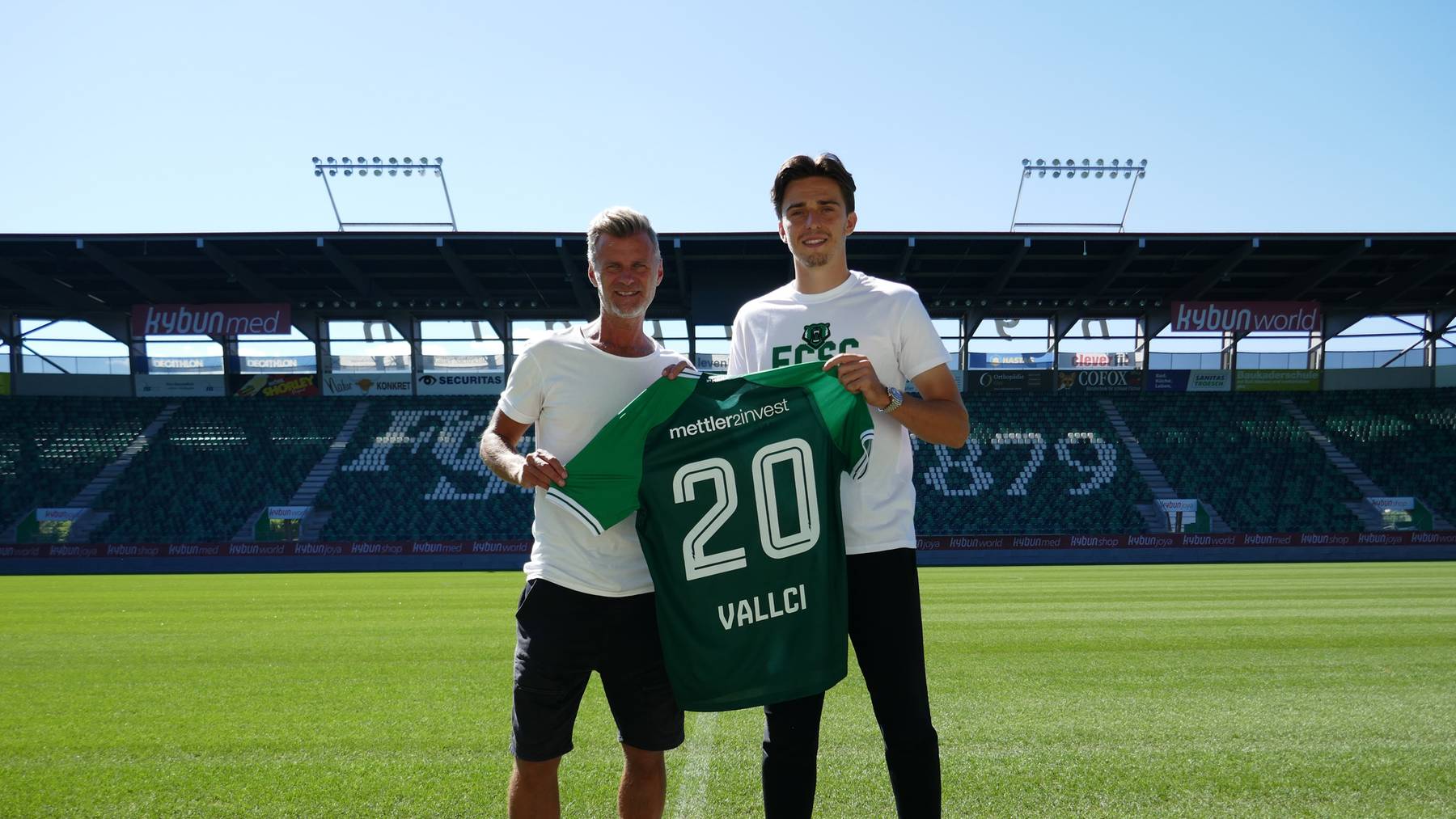 Albert Vallci bekommt beim FC St.Gallen die Nummer 20.