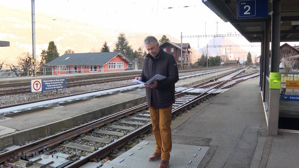 Leissigen: Bevölkerung wehrt sich gegen Auflösung des Bahnhofs